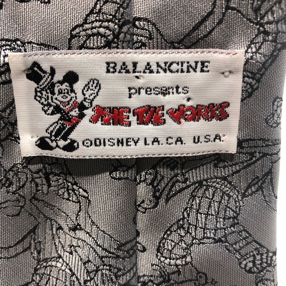 Silver Goofy Tie Balencine USA - Picture 3 of 7